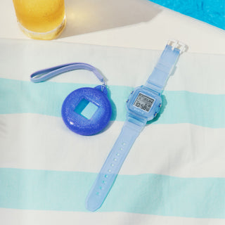 G-SHOCK BABY-G+ BGD10KG-2 Women's Watch in Blue — shock resistant, 200M water resistant digital watch with world time, stopwatch, countdown timer, 5 alarms, and auto LED backlight