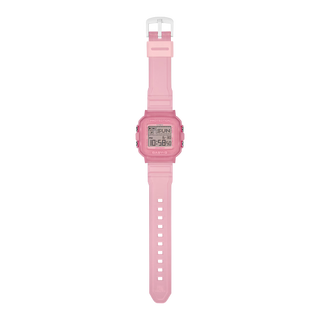 G-SHOCK BABY-G+ BGD10KG-4 Women's Watch in Pink — shock resistant, 200M water resistant digital watch with world time, stopwatch, countdown timer, 5 alarms, and auto LED backlight
