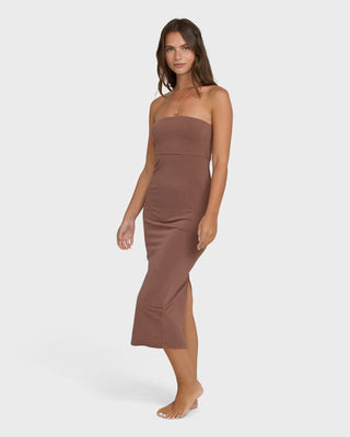 metal plate dress Billabong Lily Midi Knit Dress