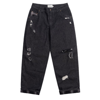 新品 One Blood Hilcrhyme Baggy Denim Black