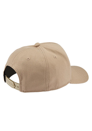 Nixon Deep Down Athletic Snapback in Khaki - Sporty cap with 3D-embroidered logo.