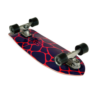 Carver 31.25" Kai Lenny Lava Surfskate, featuring a unique lava pattern and Hyperspoon mold design.