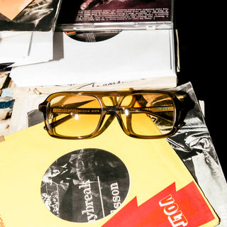 Crap Eyewear Spaced Ranger Sunglasses - Crystal Hemp Bio/Gold Gradient