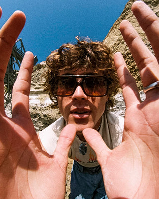 Crap Eyewear Spaced Ranger Sunglasses - Crystal Cola Bio/Rosewood Sunset