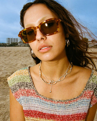 Crap Eyewear Heavy Tropix Sunglasses - Blonde Tortoise Bio/Polarized Mustard