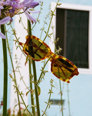 Crap Eyewear Heavy Tropix Sunglasses - Blonde Tortoise Bio/Polarized Mustard