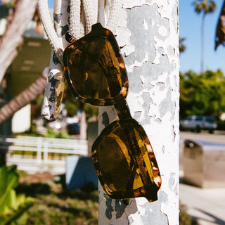 Crap Eyewear Heavy Tropix Sunglasses - Desert Tortoise Bio/Polarized Grapeseed