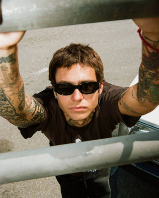 Crap Eyewear Funk Punk Sunglasses - Black Bio/Polarized Grey