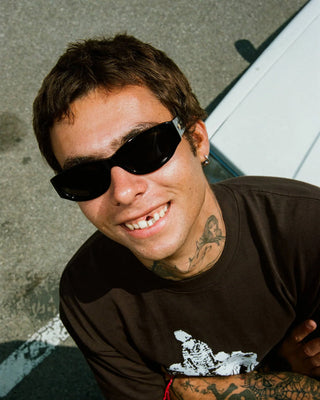 Crap Eyewear Funk Punk Sunglasses - Black Bio/Polarized Grey