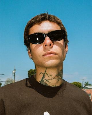 Crap Eyewear Funk Punk Sunglasses - Black Bio/Polarized Grey