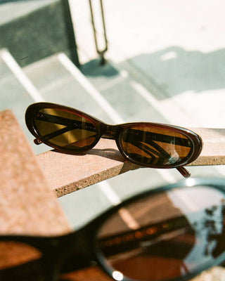 Crap Eyewear Luv Buzz Sunglasses - Midnight Plum Bio/Polarized Desert