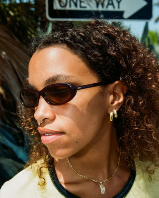 Crap Eyewear Luv Buzz Sunglasses - Midnight Plum Bio/Polarized Desert