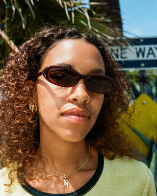 Crap Eyewear Luv Buzz Sunglasses - Midnight Plum Bio/Polarized Desert