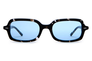 Crap Eyewear Dream Cassette Sunglasses - Black Tortoise Bio/Blue Tint