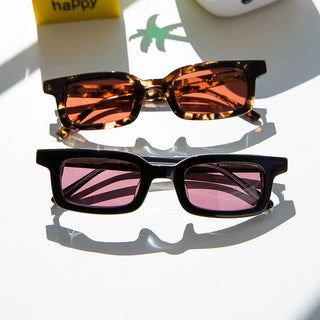 Crap Eyewear Head Rattle Sunglasses - Black Bio/Plum