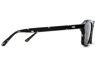 Crap Eyewear Heavy Tropix in Black Tortoise Bio/Polarized Grey — bioacetate aviator, polarized CR-39 lenses, 100% UV protection, adjustable temples, 5 barrel hinges, Rx-ready