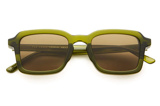 Crap Eyewear Heavy Tropix Sunglasses - Crystal Olive Bio/Polarized Bronze