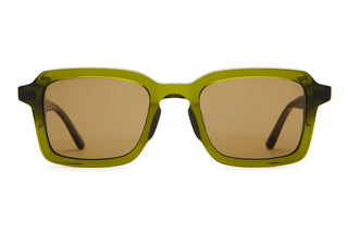 Crap Eyewear Heavy Tropix Sunglasses - Crystal Olive Bio/Polarized Bronze