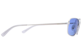 Crap Eyewear Infinite Bloom Sunglasses - Matte Chrome Frost Bio/Blue Gradient