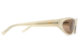 Crap Eyewear Mini Funk Sunglasses - Champagne Glitter Bio/Shroom