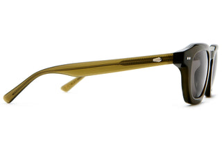 Crap Eyewear No Wave Sunglasses - Seaweed Bio/Polarized Smoke