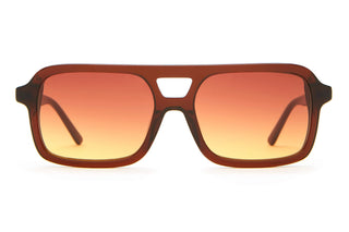 Crap Eyewear Spaced Ranger Sunglasses - Crystal Cola Bio/Rosewood Sunset