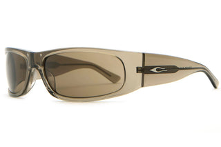 Crap Eyewear Speed Charm Sunglasses in Crystal Stone Bio/Earth — bioacetate wraparound frames with CR-39 lenses, 100% UVA/UVB protection, and spring hinges