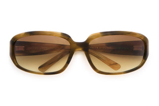 Crap Eyewear Stone Echo in Sand Bio/Golden Brown Gradient — bioacetate fashion wraparound, CR-39 lenses, 100% UV protection, spring hinges, wire cores, Rx-ready