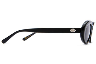 Crap Eyewear Sweet Leaf Sunglasses - Black Bio/Polarized Grey