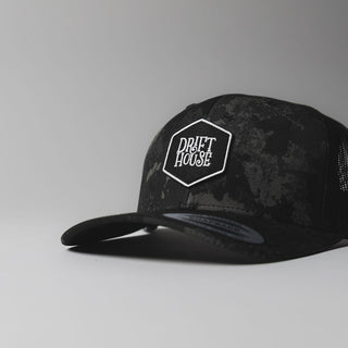 Camionero retro hexagonal