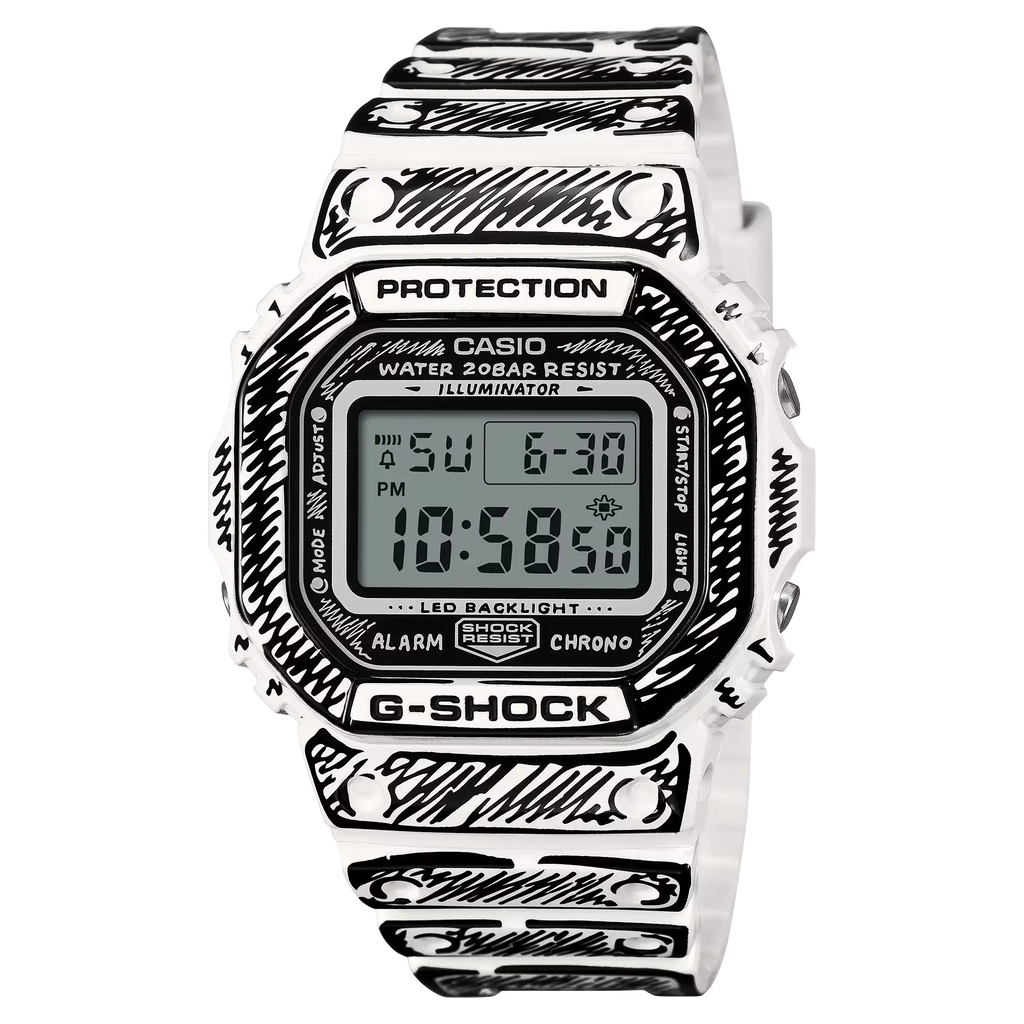 G-SHOCK DW5600JV-7 Joshua Vides Watch - White – Drift House