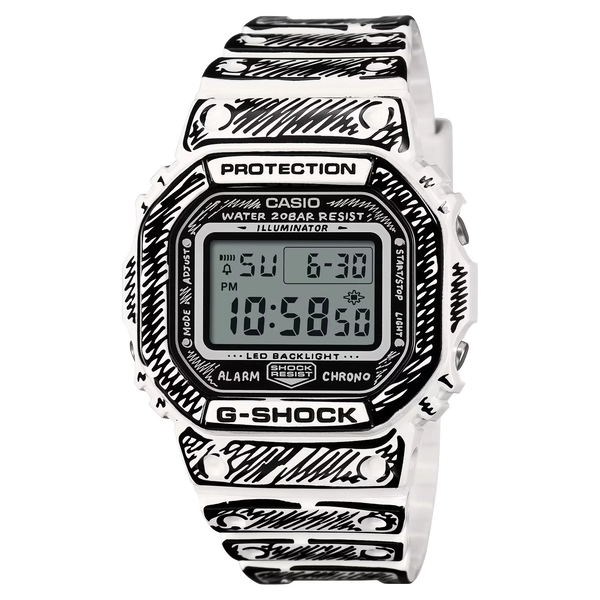 G-SHOCK DW5600JV-7 Joshua Vides Watch - White – Drift House