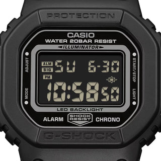G-SHOCK DW5600MNC-1 Watch - Black Cloth Band