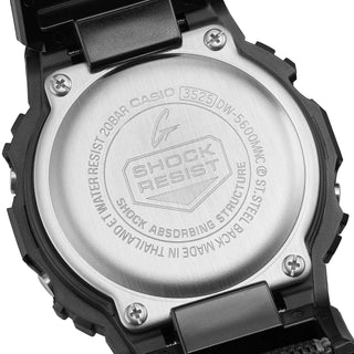G-SHOCK DW5600MNC-1 Watch - Black Cloth Band