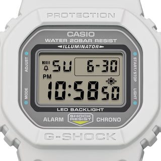 G-SHOCK DW5600MNC-7A8 Watch - Grey/Neon Yellow Cloth Band