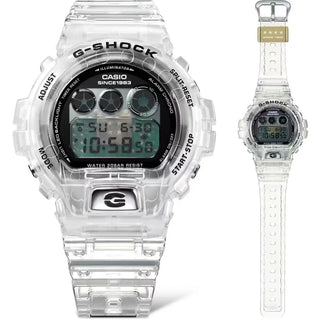 G-SHOCK DW6940RX-7 Digital Watch, clear design, 40th anniversary edition, Eric Haze logo, innovative and stylish.