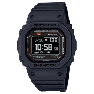 Casio G-Shock DW-H5600-1 watch with a square-shaped case and a black resin band.