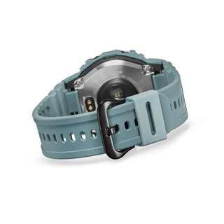Casio G-Shock DW-H5600-2 watch with a square-shaped case and a blue resin band.