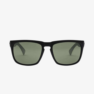 Electric Knoxville Matte Black/Grey Polarized Sunglasses - Classic Style, Melanin-Infused Lenses, Lightweight