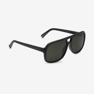 Electric The Dude sunglasses with large square-shaped frame, polarized melanin-infused lenses, and lightweight bio-resin construction.