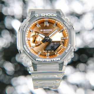 G-SHOCK GA2100BM-7A5 Watch - Rose Gold/Translucent