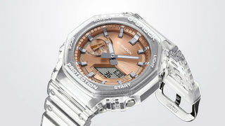 G-SHOCK GA2100BM-7A5 Watch - Rose Gold/Translucent