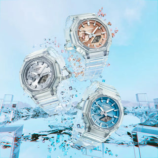 G-SHOCK GA2100BM-7A5 Watch - Rose Gold/Translucent