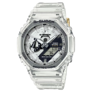 G-SHOCK GA2140RX-7A Analog-Digital Watch, 40th anniversary, clear design, Eric Haze logo, innovative, stylish.