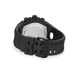 G-SHOCK GAV01-1A matte black watch with organic cool eyes openwork dial, spherical glass with polished indices, magnetic hand technology, and resin bezel and band