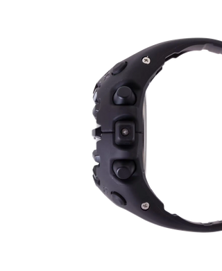 G-SHOCK GAV01-1A matte black watch with organic cool eyes openwork dial, spherical glass with polished indices, magnetic hand technology, and resin bezel and band