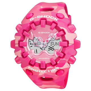 G-SHOCK GAV01CMG-4A Bold Camo watch — MAP printed color camouflage resin case and band, 200m water resistance, Neobrite, large case street style