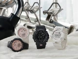 G-SHOCK GBD800-1B Digital Watch in black, sports-focused, app connectivity, step tracking, versatile for training and daily wear.