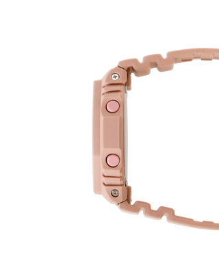 G-SHOCK GMAS2100NC-4A2 watch in rose gold with bio-based resin band and basil leaf motif on the dial.