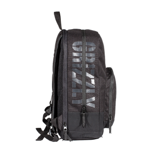 Grizzly G-Script Backpack in Black with suede zipper pulls